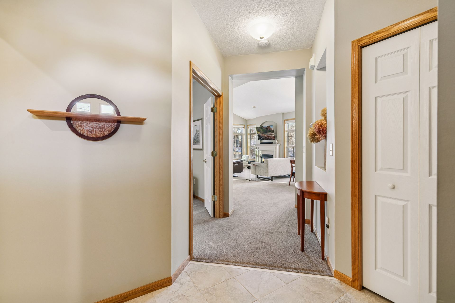 Foyer view into home